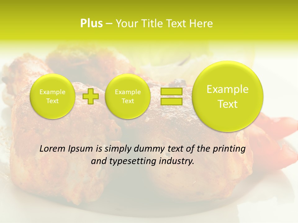 Poultry Meal Leg PowerPoint Template