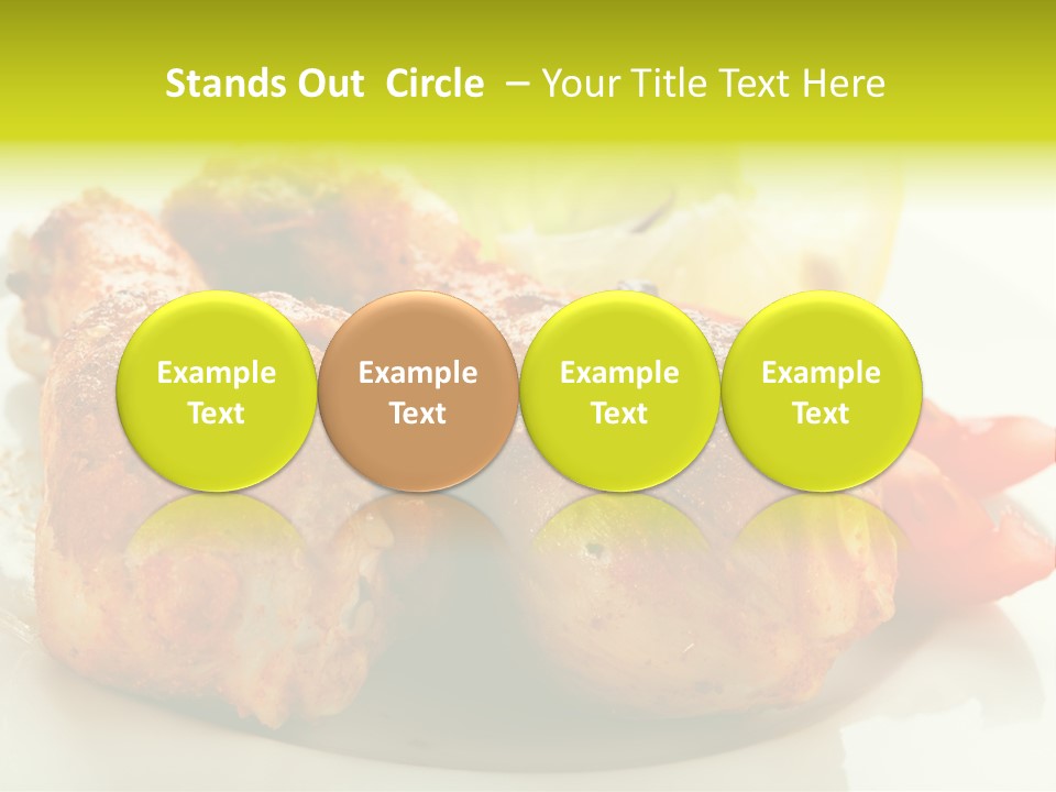 Poultry Meal Leg PowerPoint Template