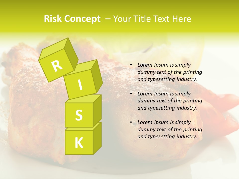 Poultry Meal Leg PowerPoint Template