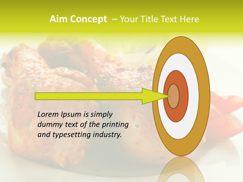 Poultry Meal Leg PowerPoint Template