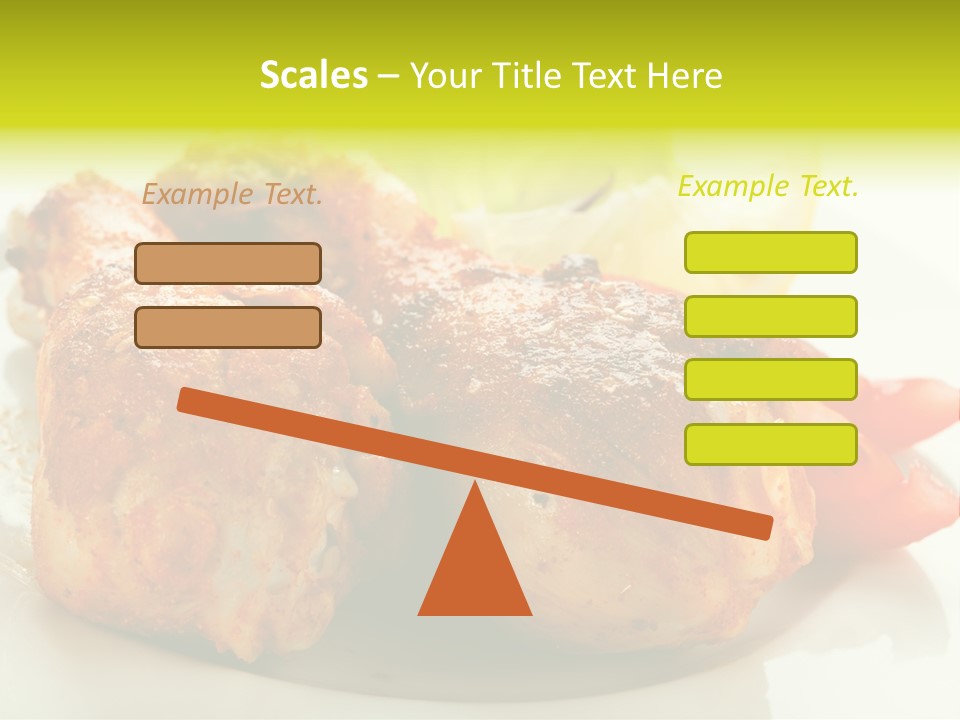 Poultry Meal Leg PowerPoint Template