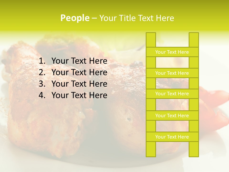 Poultry Meal Leg PowerPoint Template