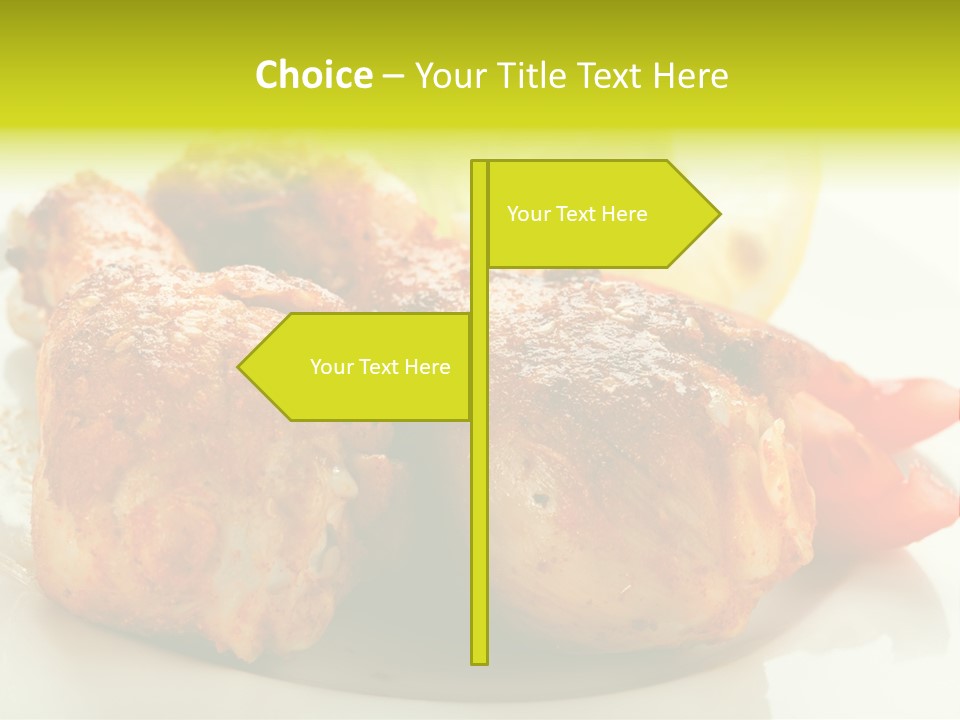 Poultry Meal Leg PowerPoint Template