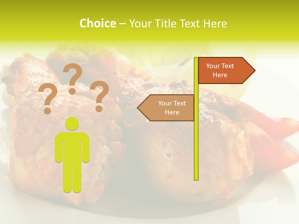 Poultry Meal Leg PowerPoint Template