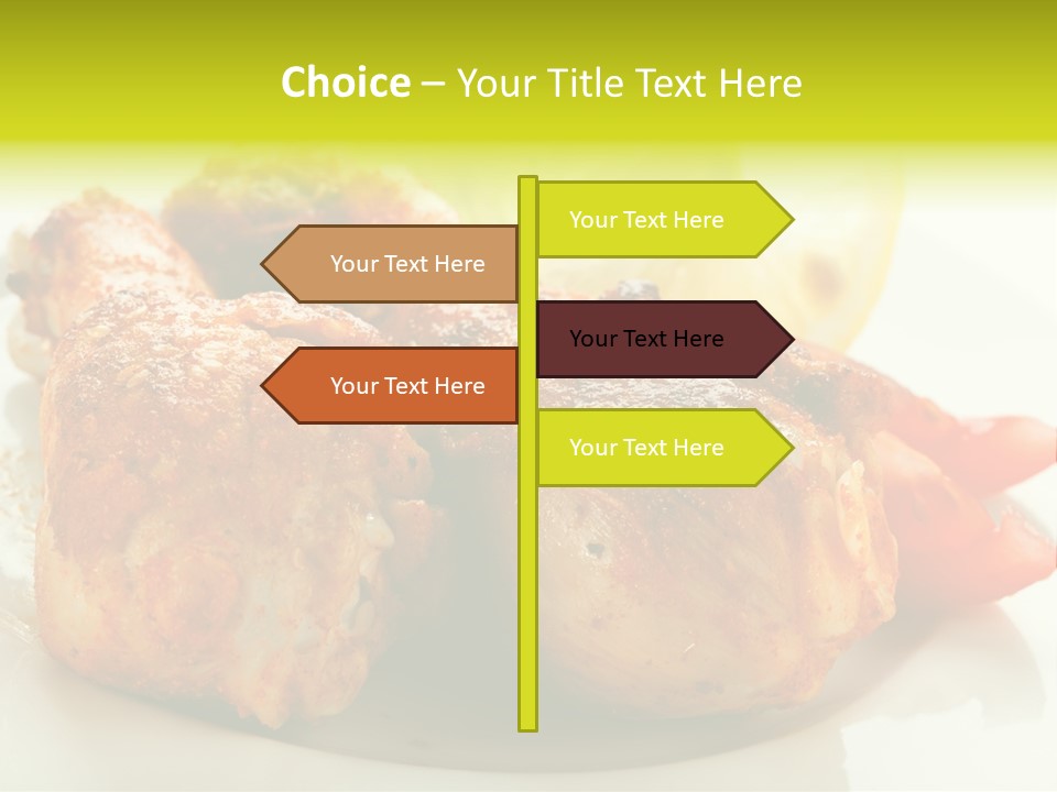 Poultry Meal Leg PowerPoint Template