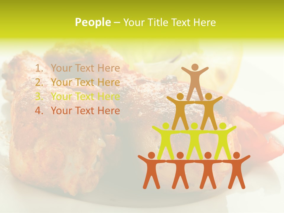 Poultry Meal Leg PowerPoint Template
