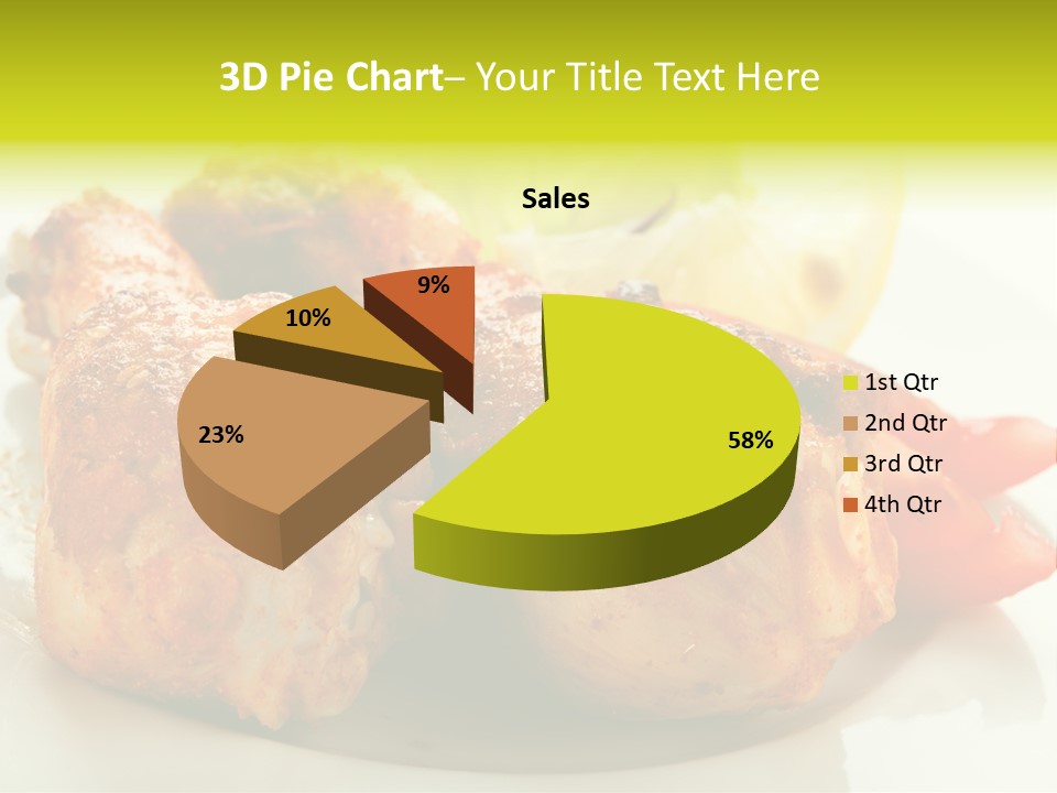 Poultry Meal Leg PowerPoint Template