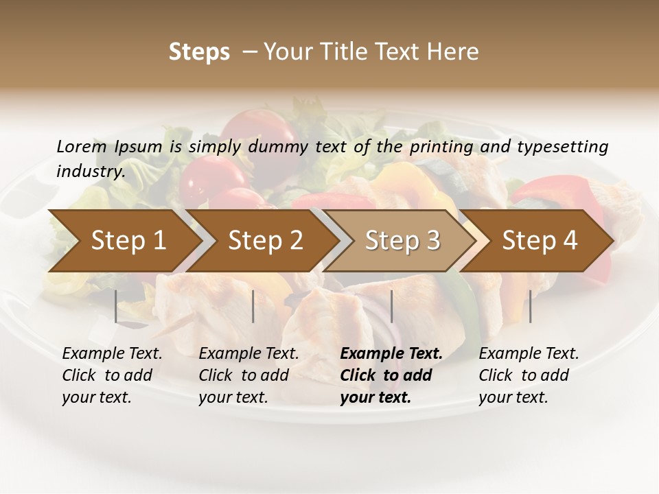Restaurant Shish Chicken PowerPoint Template