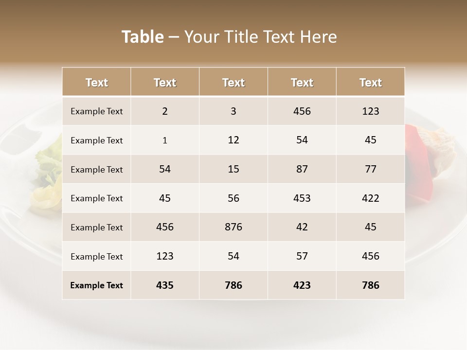 Restaurant Shish Chicken PowerPoint Template