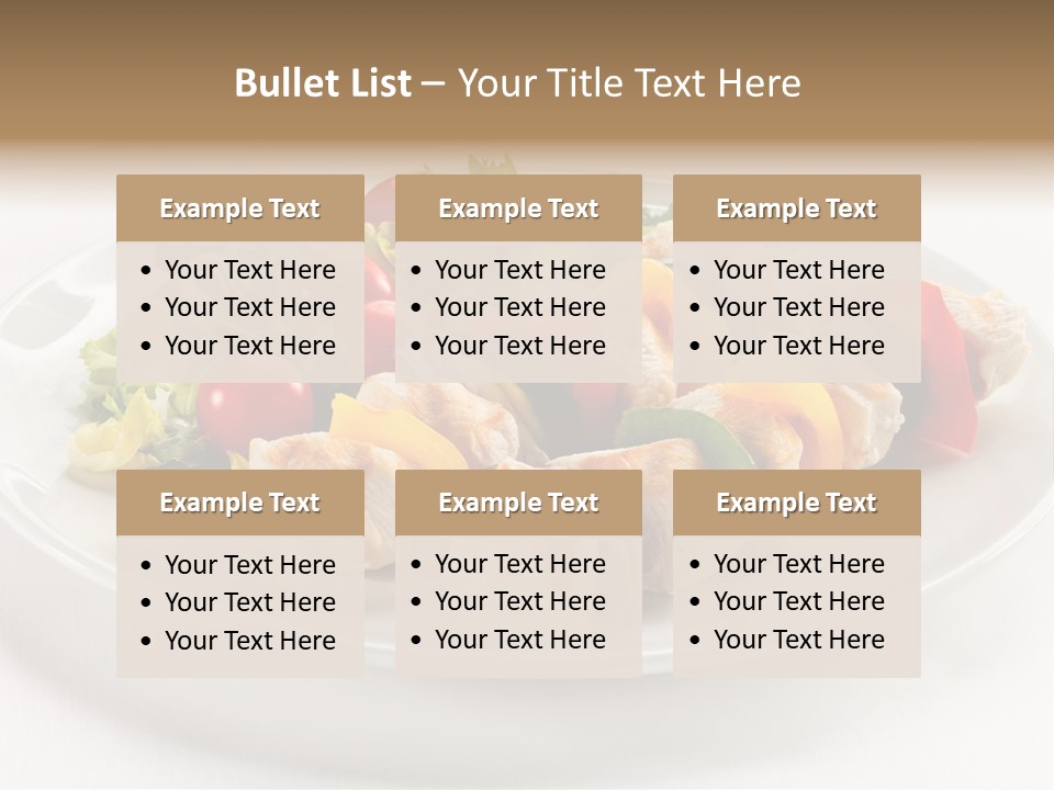 Restaurant Shish Chicken PowerPoint Template