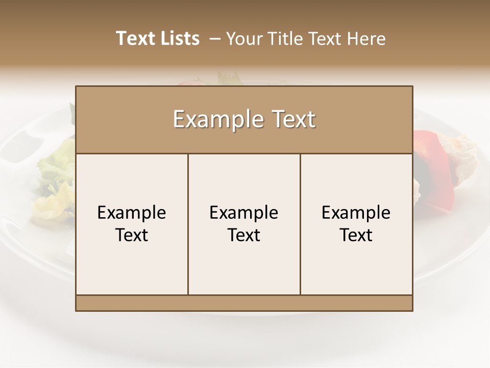 Restaurant Shish Chicken PowerPoint Template