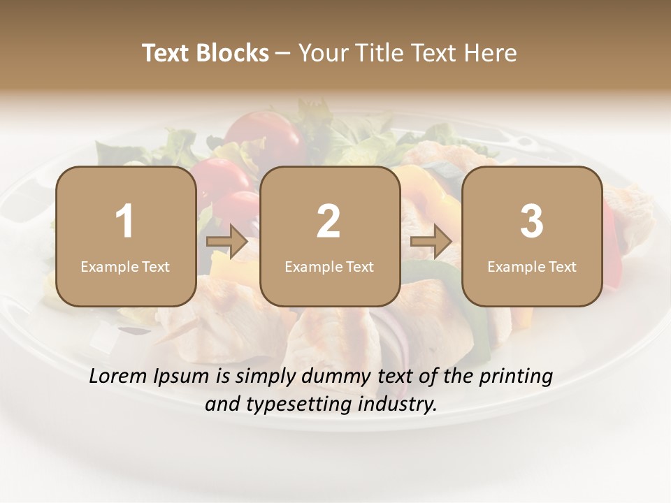 Restaurant Shish Chicken PowerPoint Template