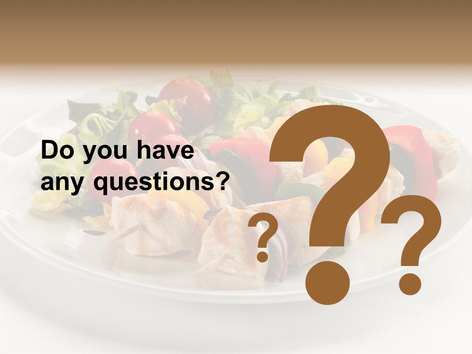 Restaurant Shish Chicken PowerPoint Template