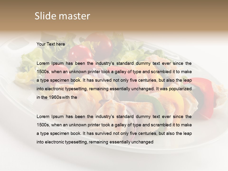 Paprika Barbecue Mediterranean PowerPoint Template