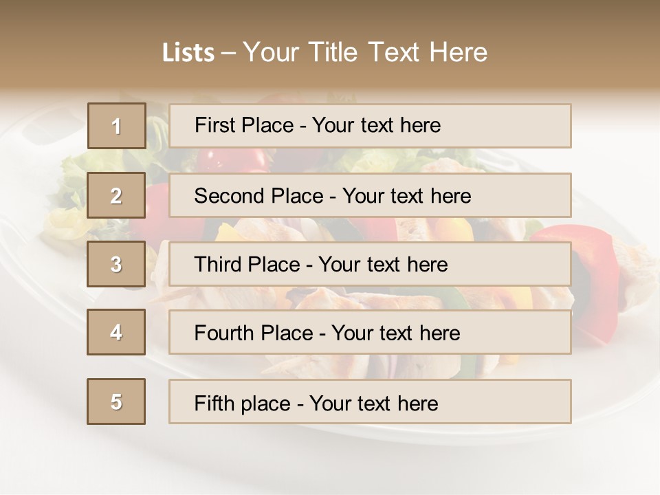 Paprika Barbecue Mediterranean PowerPoint Template