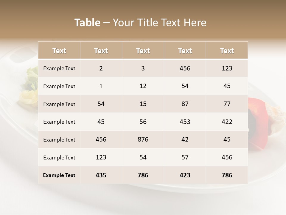 Paprika Barbecue Mediterranean PowerPoint Template