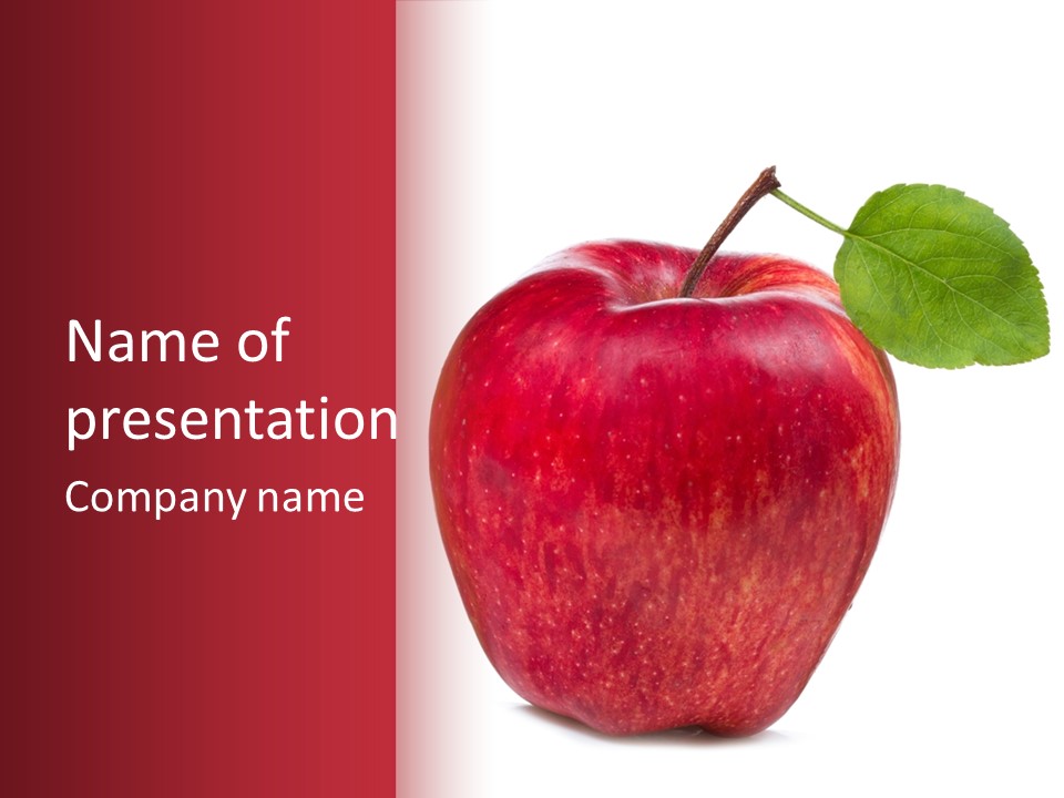 Green Delicious Freshness PowerPoint Template