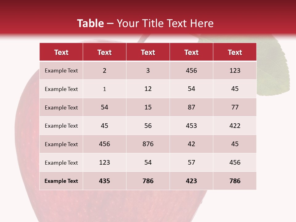 Green Delicious Freshness PowerPoint Template