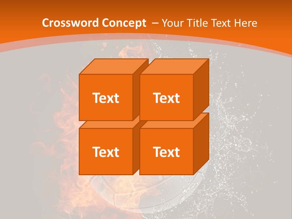 Game Cartoon Inferno PowerPoint Template