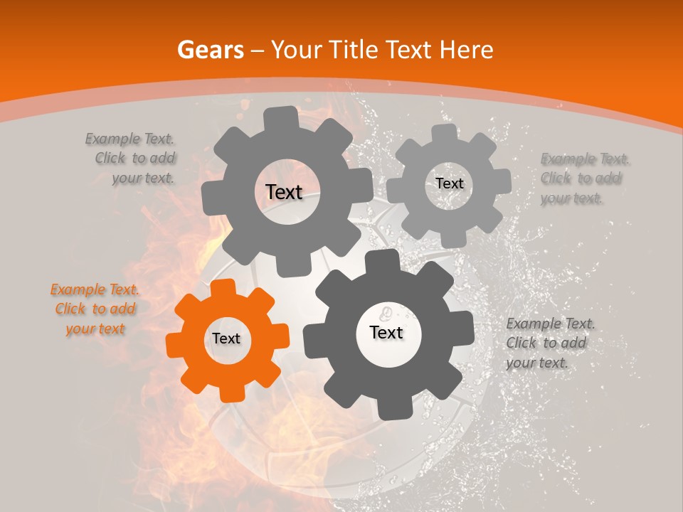 Game Cartoon Inferno PowerPoint Template