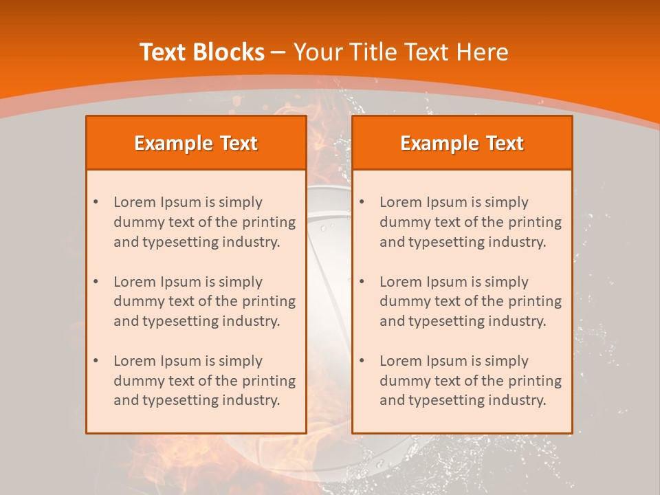 Game Cartoon Inferno PowerPoint Template