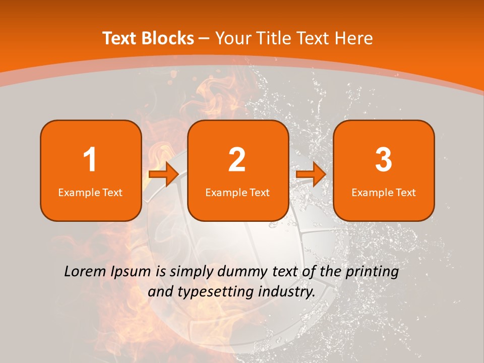 Game Cartoon Inferno PowerPoint Template