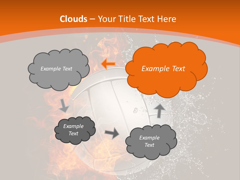 Game Cartoon Inferno PowerPoint Template