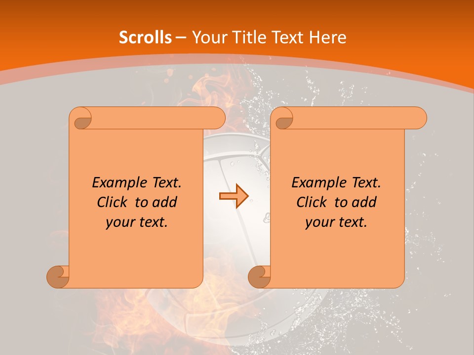 Game Cartoon Inferno PowerPoint Template