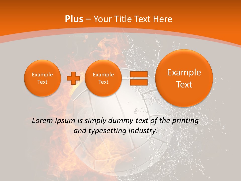 Game Cartoon Inferno PowerPoint Template