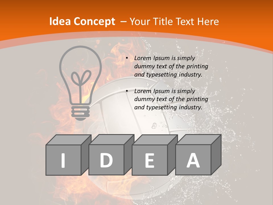 Game Cartoon Inferno PowerPoint Template