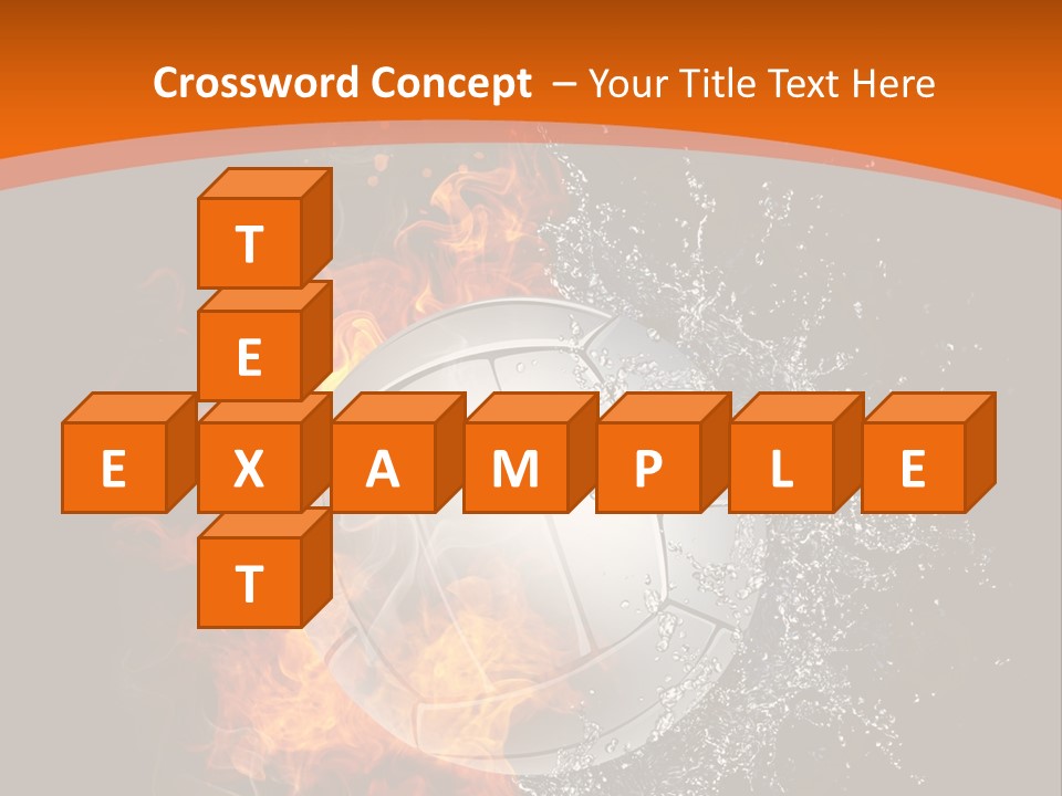 Game Cartoon Inferno PowerPoint Template