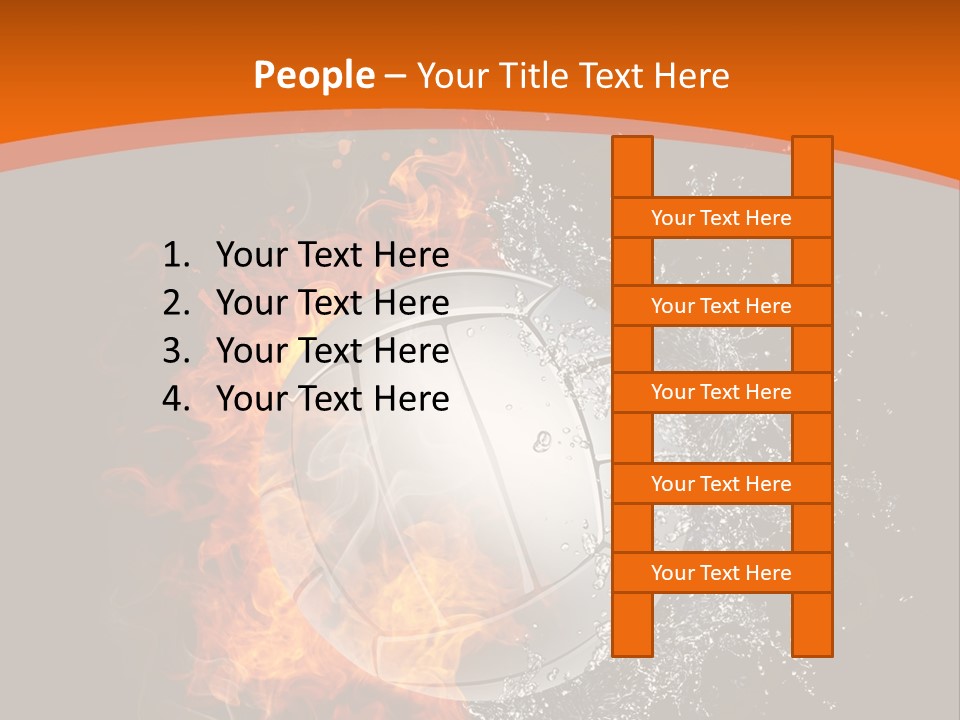 Game Cartoon Inferno PowerPoint Template