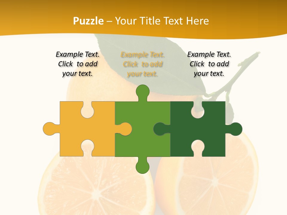 Slice Colorful Citrus PowerPoint Template