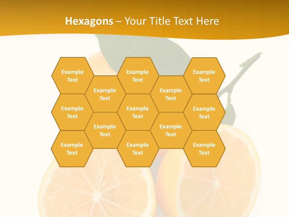 Slice Colorful Citrus PowerPoint Template