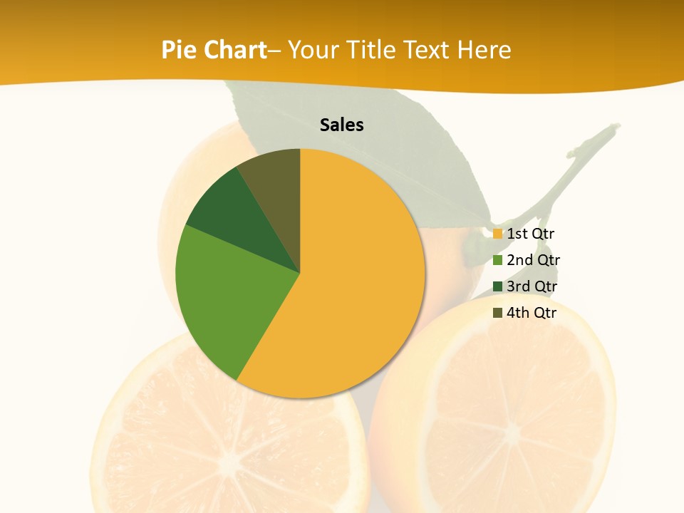 Slice Colorful Citrus PowerPoint Template