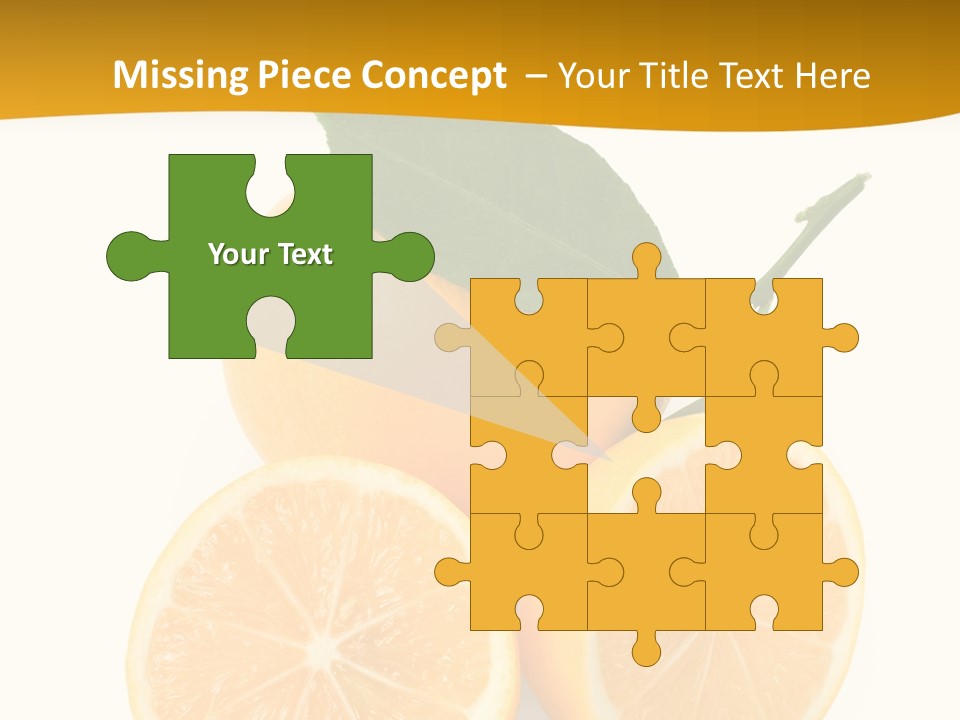 Slice Colorful Citrus PowerPoint Template