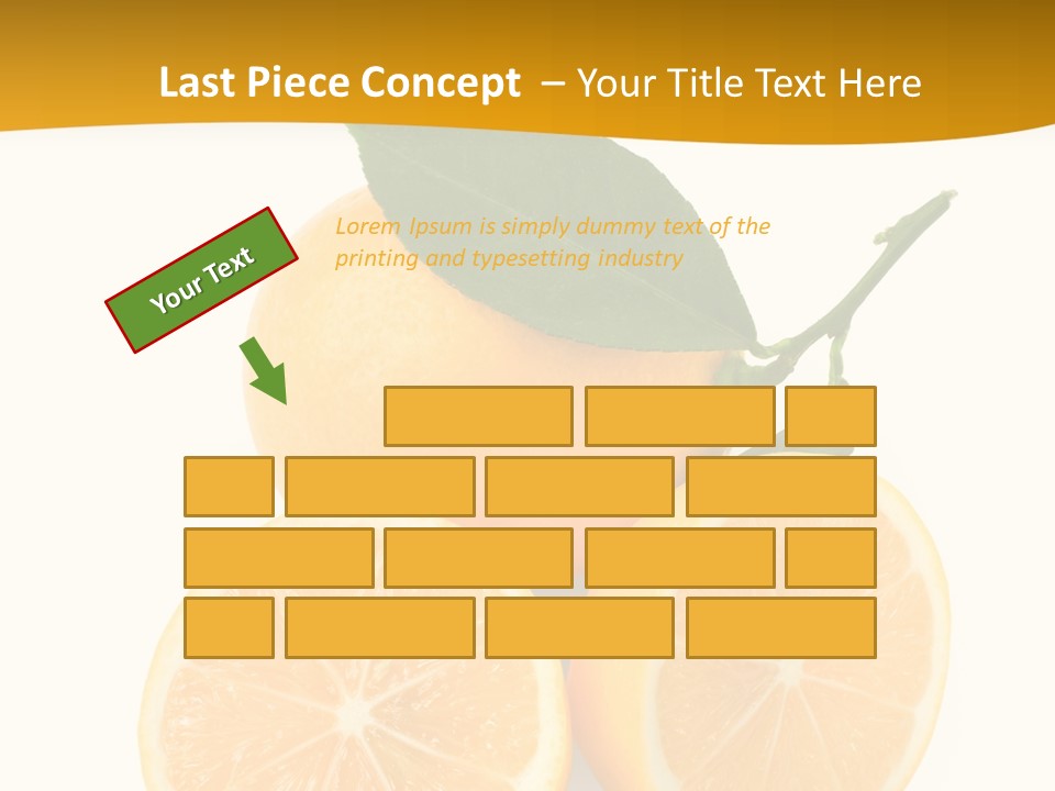 Slice Colorful Citrus PowerPoint Template