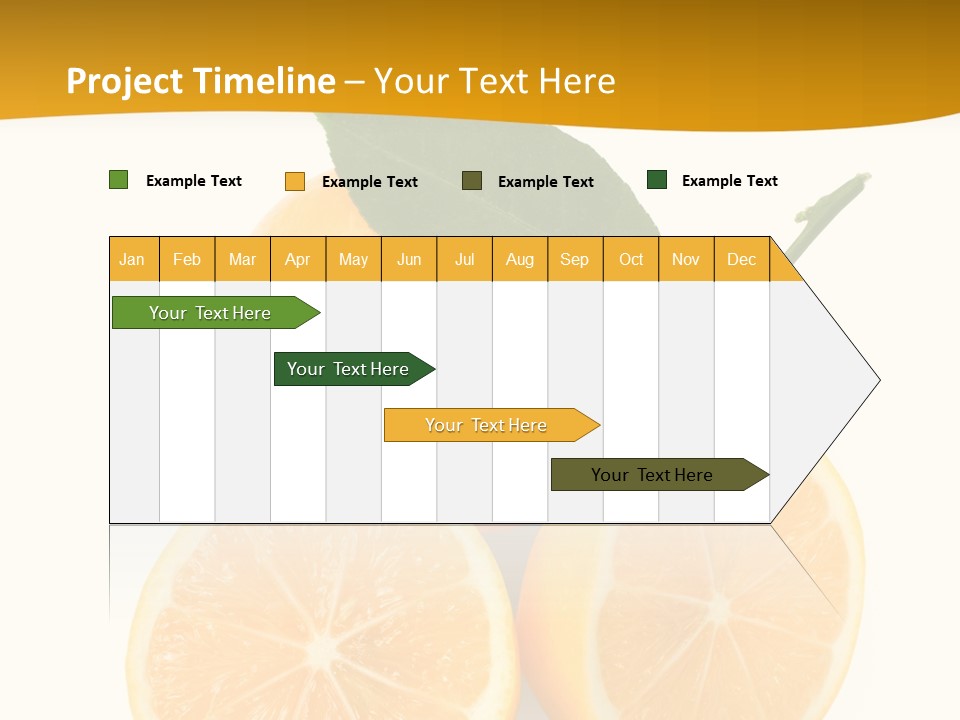Slice Colorful Citrus PowerPoint Template