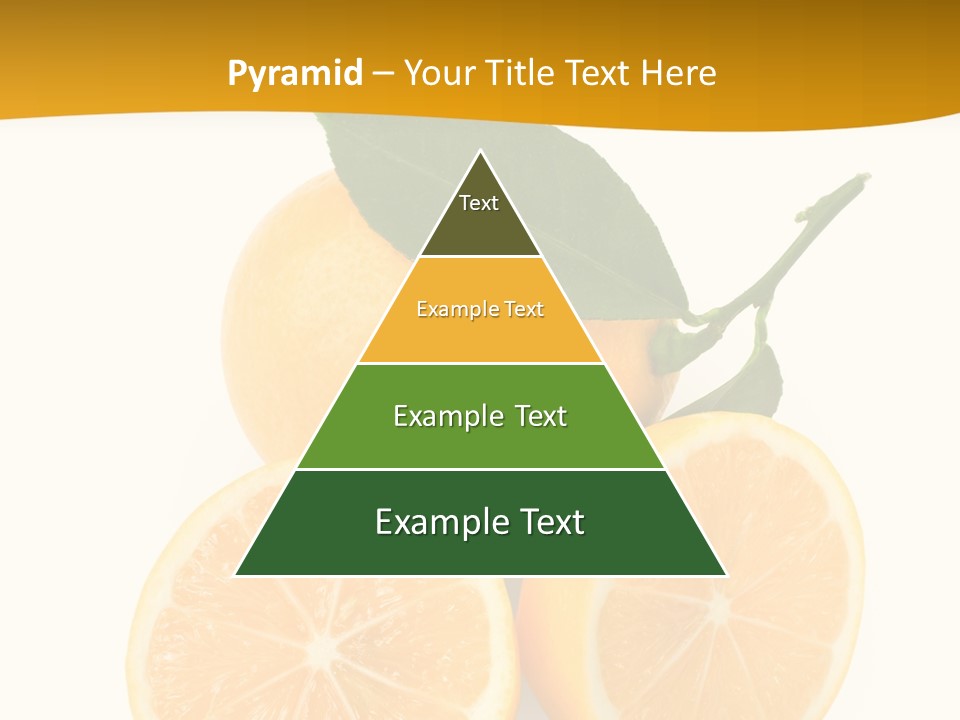 Slice Colorful Citrus PowerPoint Template