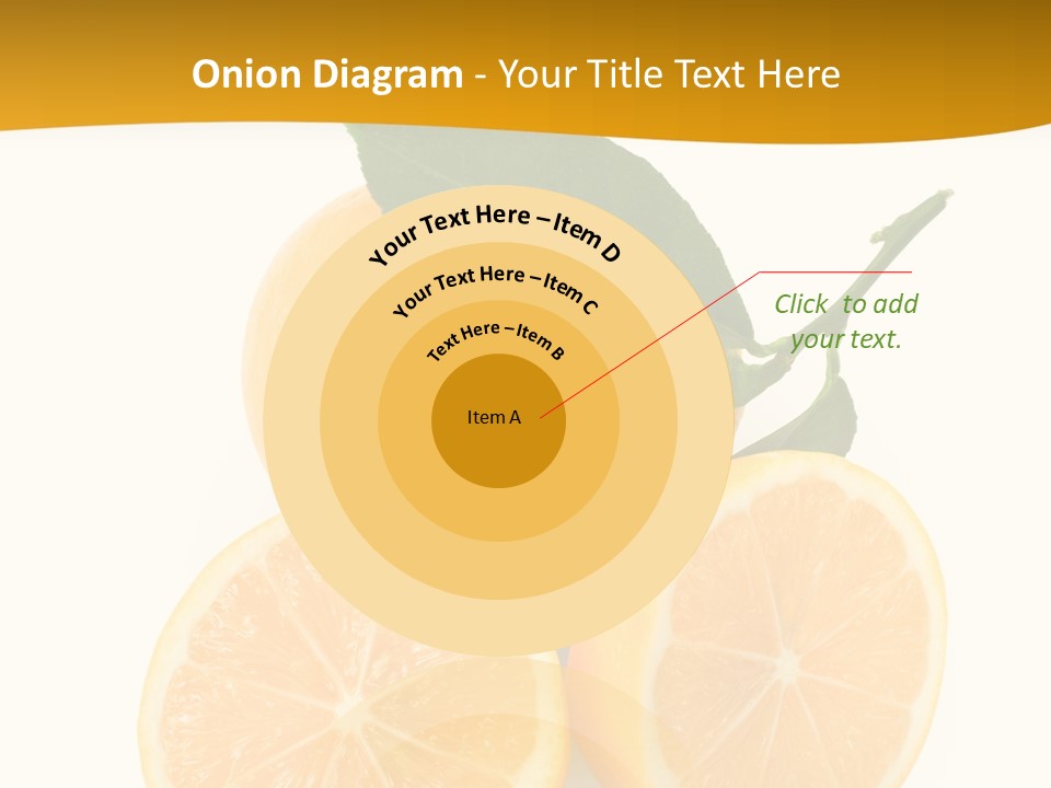 Slice Colorful Citrus PowerPoint Template