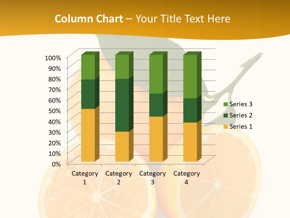 Slice Colorful Citrus PowerPoint Template