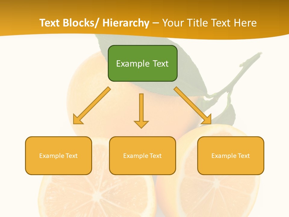 Slice Colorful Citrus PowerPoint Template