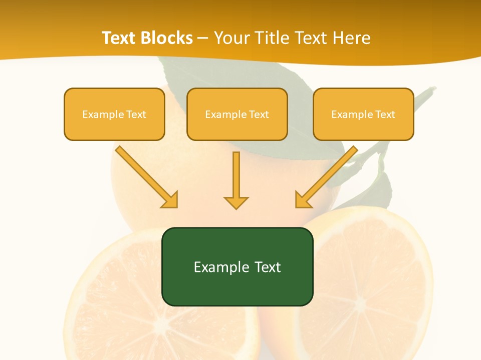Slice Colorful Citrus PowerPoint Template