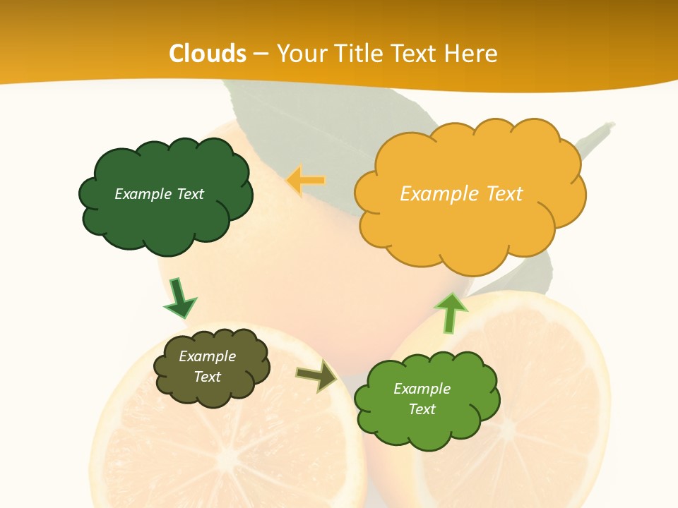 Slice Colorful Citrus PowerPoint Template