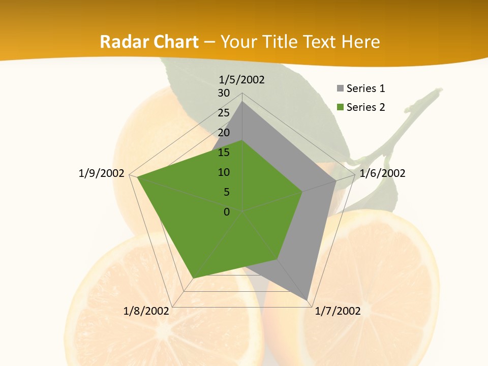 Slice Colorful Citrus PowerPoint Template