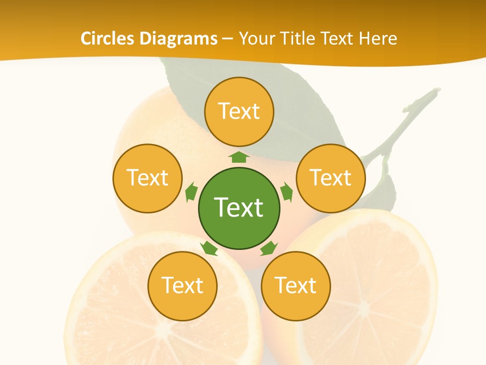 Slice Colorful Citrus PowerPoint Template