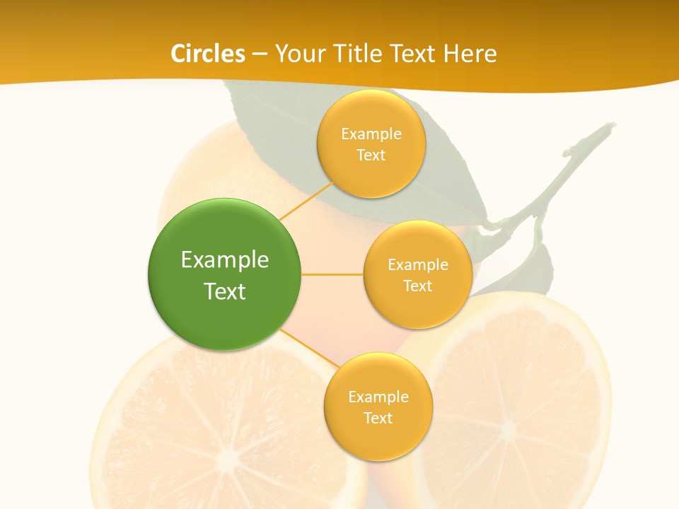 Slice Colorful Citrus PowerPoint Template