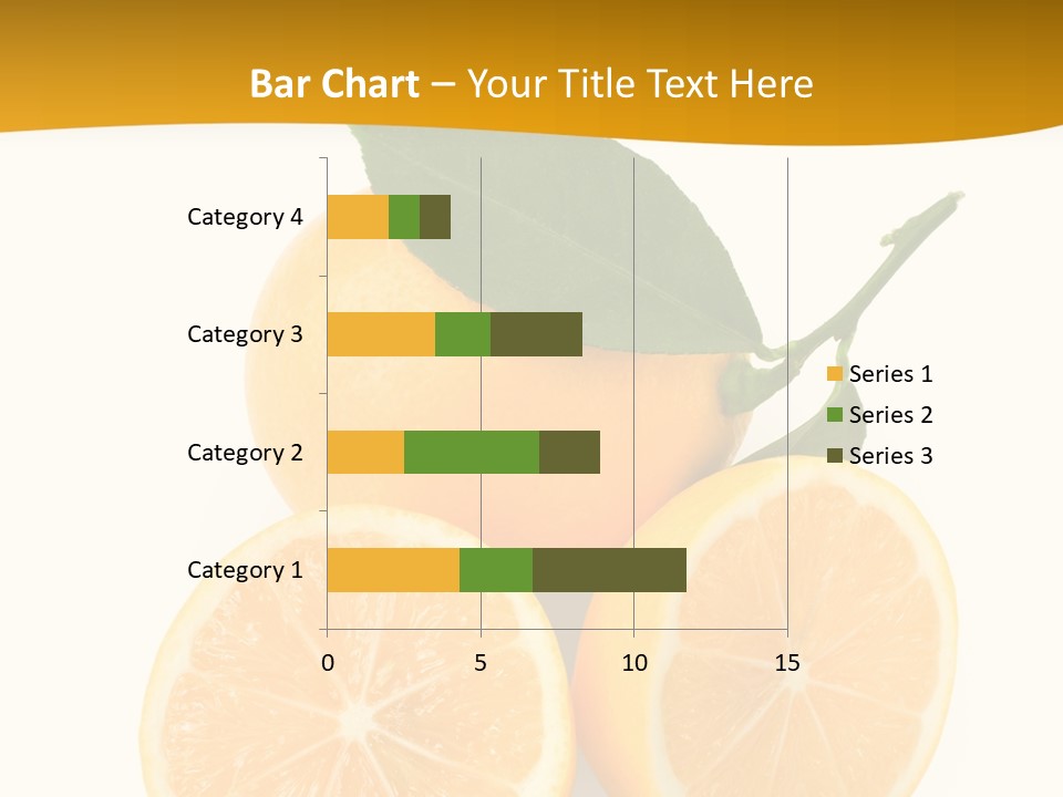 Slice Colorful Citrus PowerPoint Template