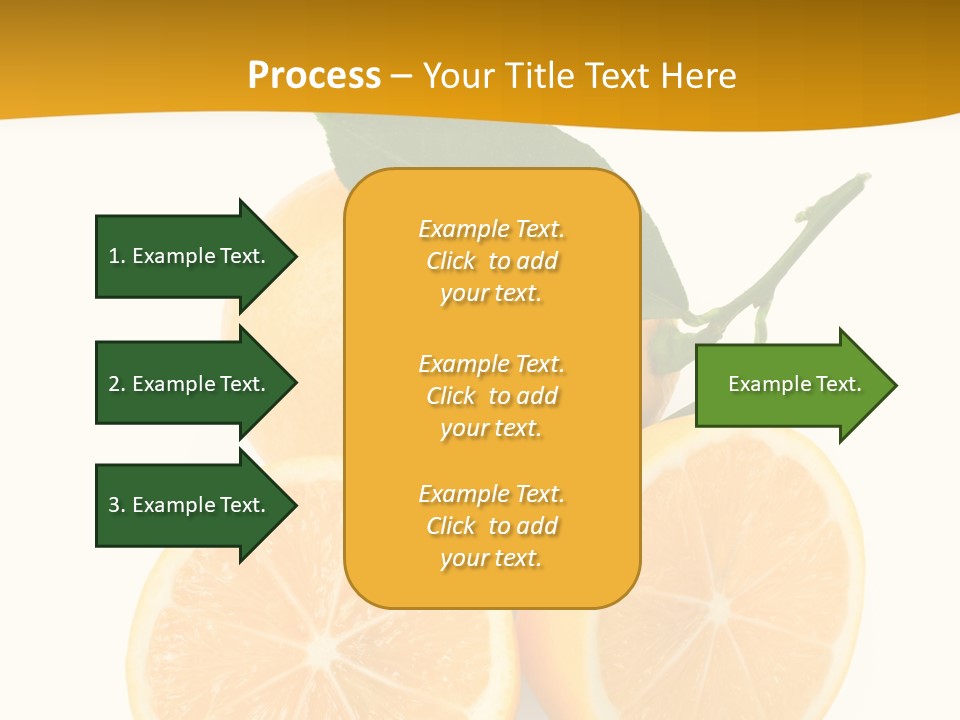 Slice Colorful Citrus PowerPoint Template