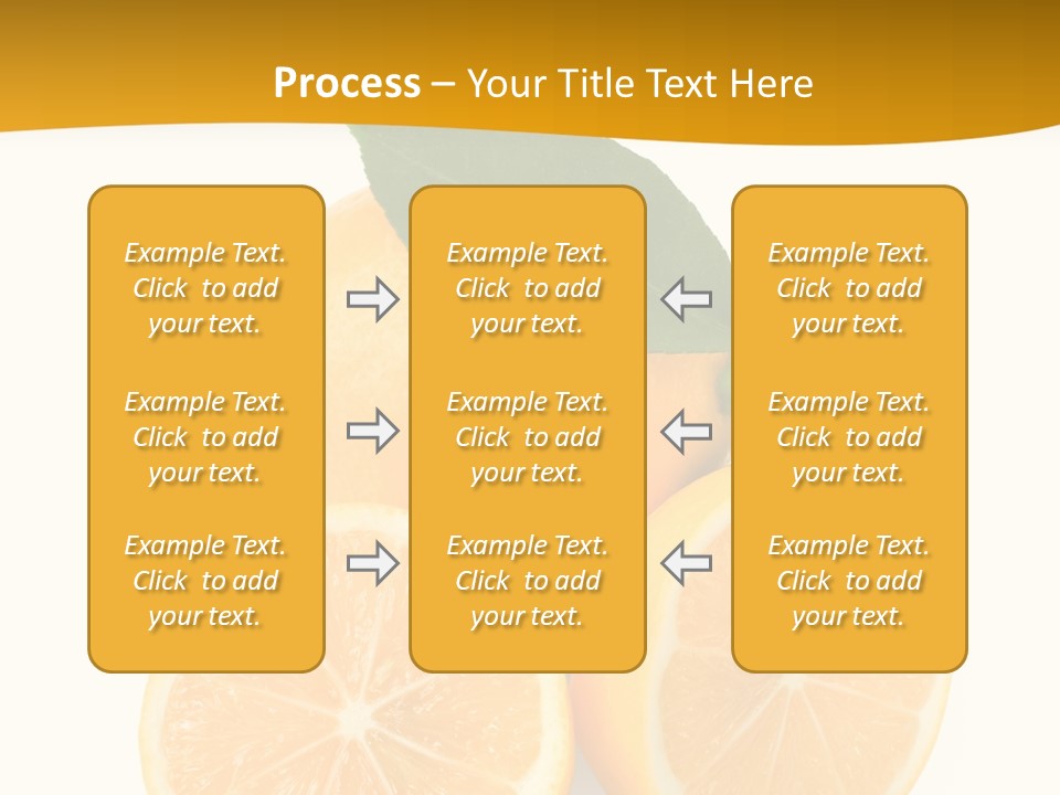 Slice Colorful Citrus PowerPoint Template